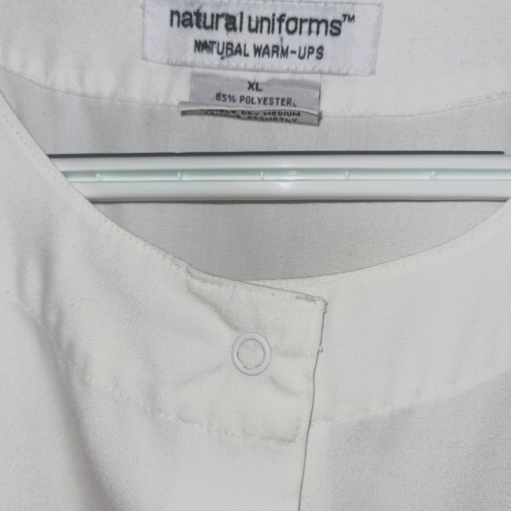 White XL scrub jacket
